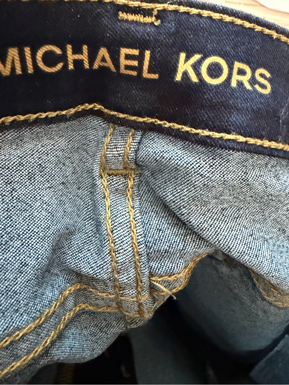 Size 16-Michael Kors Selma Skinny Dark Wash Jeans - Picture 4 of 5